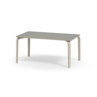 Bord Arcus akustik linoleum vitpig. björk 140x80 cm