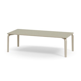 Bord Arcus akustik linoleum vitpig. björk 180x80 cm