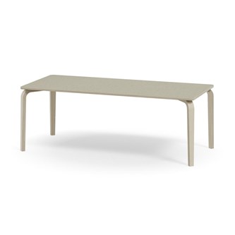 Bord Arcus akustik linoleum vitpig. björk 180x80 cm