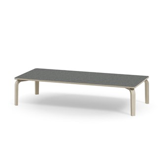 Bord Arcus akustik linoleum vitpig. björk 180x80 cm