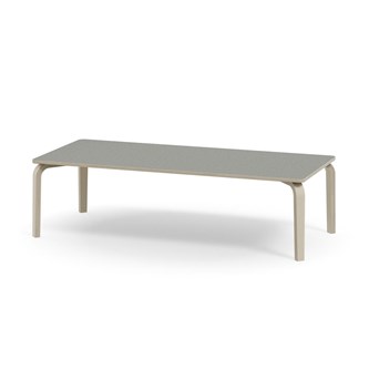 Bord Arcus akustik linoleum vitpig. björk 180x80 cm