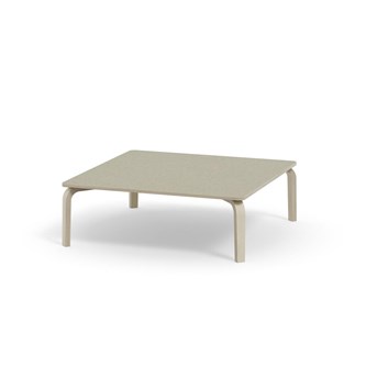 Bord Arcus akustik linoleum vitpig. björk 120x120 cm