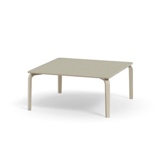 Bord Arcus akustik linoleum vitpig. björk 120x120 cm