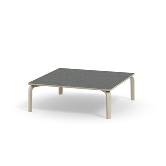 Bord Arcus akustik linoleum vitpig. björk 120x120 cm