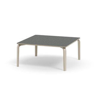 Bord Arcus akustik linoleum vitpig. björk 120x120 cm