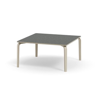 Bord Arcus akustik linoleum vitpig. björk 120x120 cm