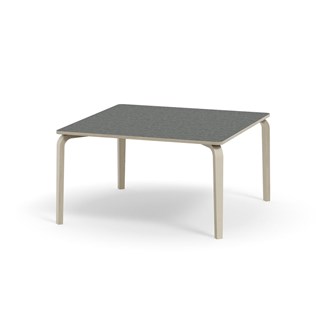 Bord Arcus akustik linoleum vitpig. björk 120x120 cm