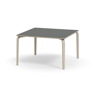 Bord Arcus akustik linoleum vitpig. björk 120x120 cm