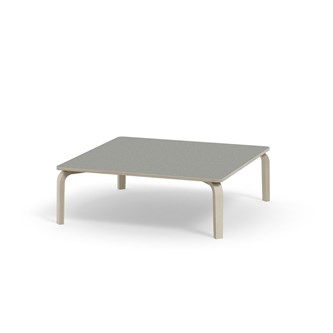 Bord Arcus akustik linoleum vitpig. björk 120x120 cm