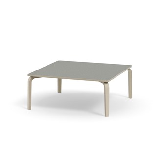 Bord Arcus akustik linoleum vitpig. björk 120x120 cm