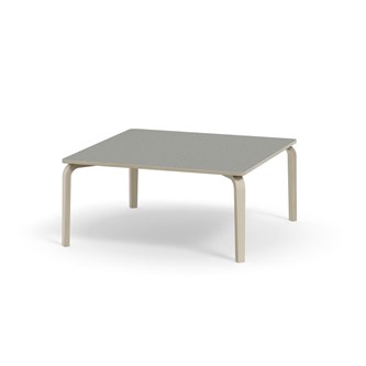 Bord Arcus akustik linoleum vitpig. björk 120x120 cm