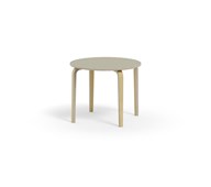 Bord Arcus akustik linoleum björk ø 90 cm