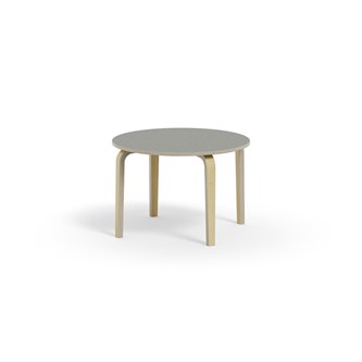 Bord Arcus akustik linoleum björk ø 90 cm