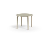 Bord Arcus akustik linoleum vitpig. björk ø 90 cm