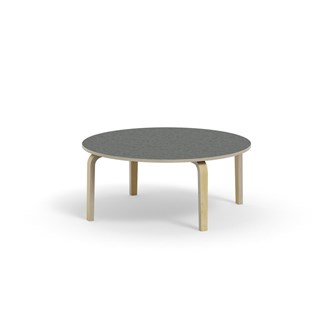 Bord Arcus akustik linoleum björk ø 120 cm