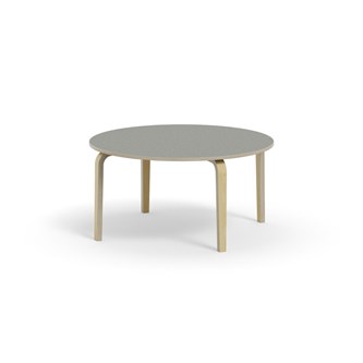 Bord Arcus akustik linoleum björk ø 120 cm