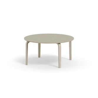 Bord Arcus akustik linoleum vitpig. björk ø 120 cm