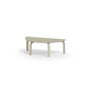 Bord Arcus akustik linoleum björk halvrunt 120-60 cm