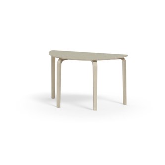 Bord Arcus akustik linoleum björk halvrunt 120-60 cm