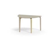 Bord Arcus akustik linoleum björk halvrunt 120-80 cm