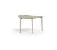 Bord Arcus akustik linoleum vitpig. björk halvrunt 120-80 cm