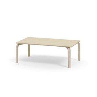 Bord Arcus FSC akustiklaminat vitpig. björk 140x80 cm