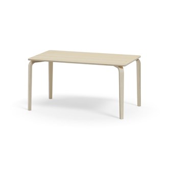 Bord Arcus FSC akustiklaminat vitpig. björk 140x80 cm