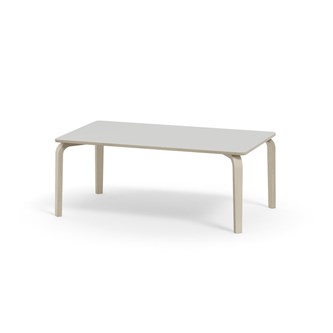 Bord Arcus FSC akustiklaminat vitpig. björk 140x80 cm