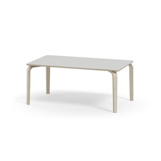 Bord Arcus FSC akustiklaminat vitpig. björk 140x80 cm