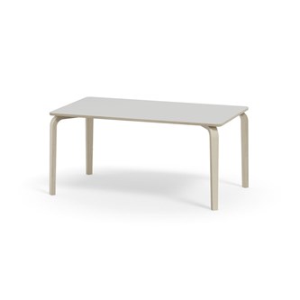 Bord Arcus FSC akustiklaminat vitpig. björk 140x80 cm