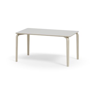 Bord Arcus FSC akustiklaminat vitpig. björk 140x80 cm