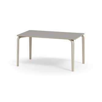 Bord Arcus FSC akustiklaminat vitpig. björk 140x80 cm