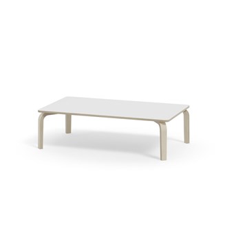 Bord Arcus FSC akustiklaminat vitpig. björk 140x80 cm