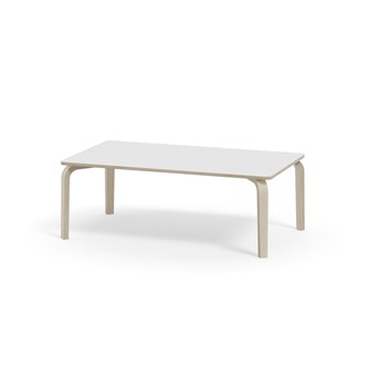 Bord Arcus FSC akustiklaminat vitpig. björk 140x80 cm