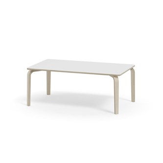 Bord Arcus FSC akustiklaminat vitpig. björk 140x80 cm