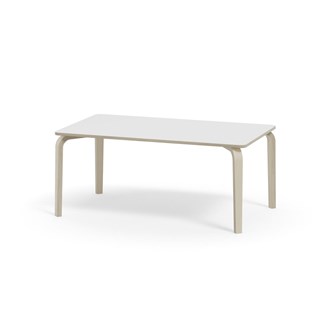 Bord Arcus FSC akustiklaminat vitpig. björk 140x80 cm