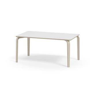 Bord Arcus FSC akustiklaminat vitpig. björk 140x80 cm