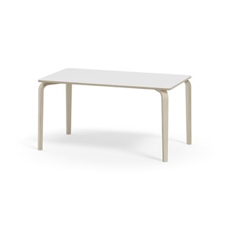 Bord Arcus FSC akustiklaminat vitpig. björk 140x80 cm