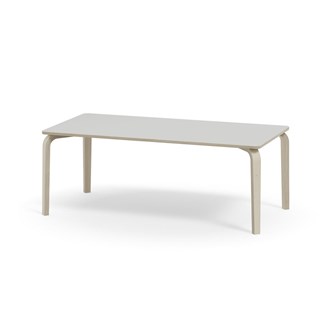 Bord Arcus FSC akustiklaminat vitpig. björk 160x80 cm