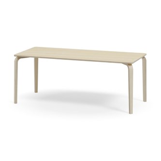 Bord Arcus FSC laminat vitpig. björk 180x80 cm