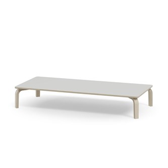 Bord Arcus FSC laminat vitpig. björk 180x80 cm