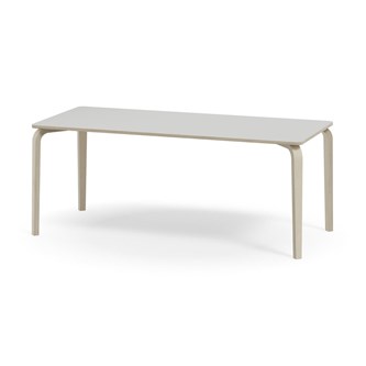 Bord Arcus FSC laminat vitpig. björk 180x80 cm