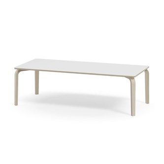 Bord Arcus FSC laminat vitpig. björk 180x80 cm