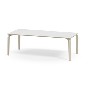 Bord Arcus FSC laminat vitpig. björk 180x80 cm