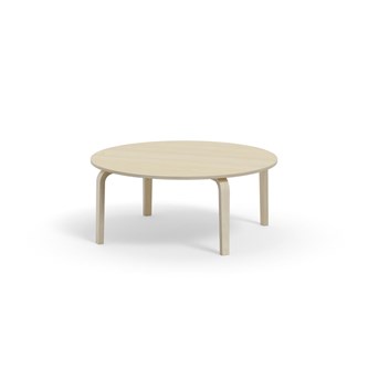 Bord Arcus FSC laminat vitpig. björk ø 120 cm