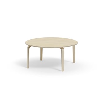 Bord Arcus FSC laminat vitpig. björk ø 120 cm