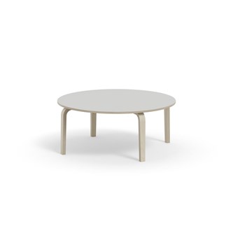 Bord Arcus FSC laminat vitpig. björk ø 120 cm