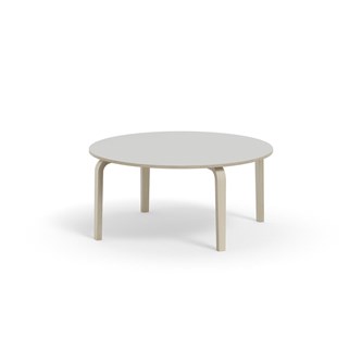 Bord Arcus FSC laminat vitpig. björk ø 120 cm