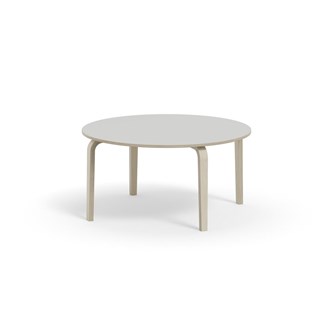 Bord Arcus FSC laminat vitpig. björk ø 120 cm