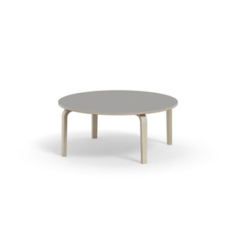 Bord Arcus FSC laminat vitpig. björk ø 120 cm